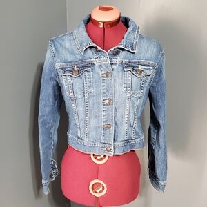 Old Navy Classic Blue Jean Denim Jacket Women's Size M